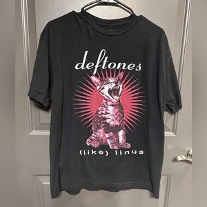 Deftones Band XL Cat Unisex Shirt